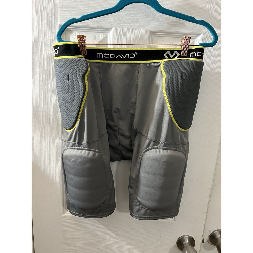 McDavid‎ Girdle Mens XLarge Gray 5 Pad Football Compression Shorts